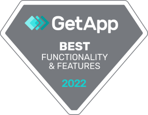 getapp best functionality 2022 and features badge